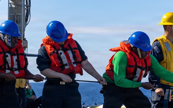 USS Gerald R. Ford (CVN 78) Replenishment-at-Sea