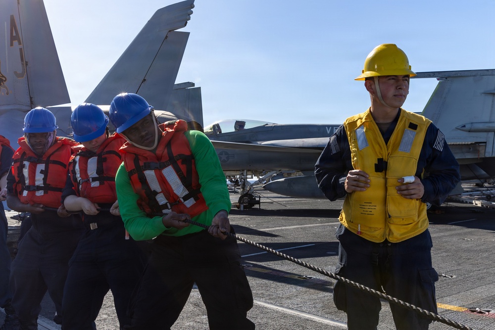 USS Gerald R. Ford (CVN 78) Replenishment-at-Sea