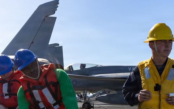 USS Gerald R. Ford (CVN 78) Replenishment-at-Sea
