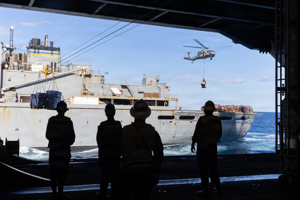 USS Gerald R. Ford (CVN 78) Replenishment-at-Sea