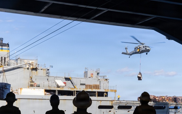 USS Gerald R. Ford (CVN 78) Replenishment-at-Sea