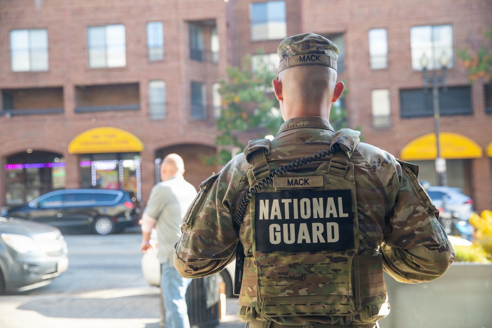 Alabama National Guard Soldiers Conduct Presence Patrols.