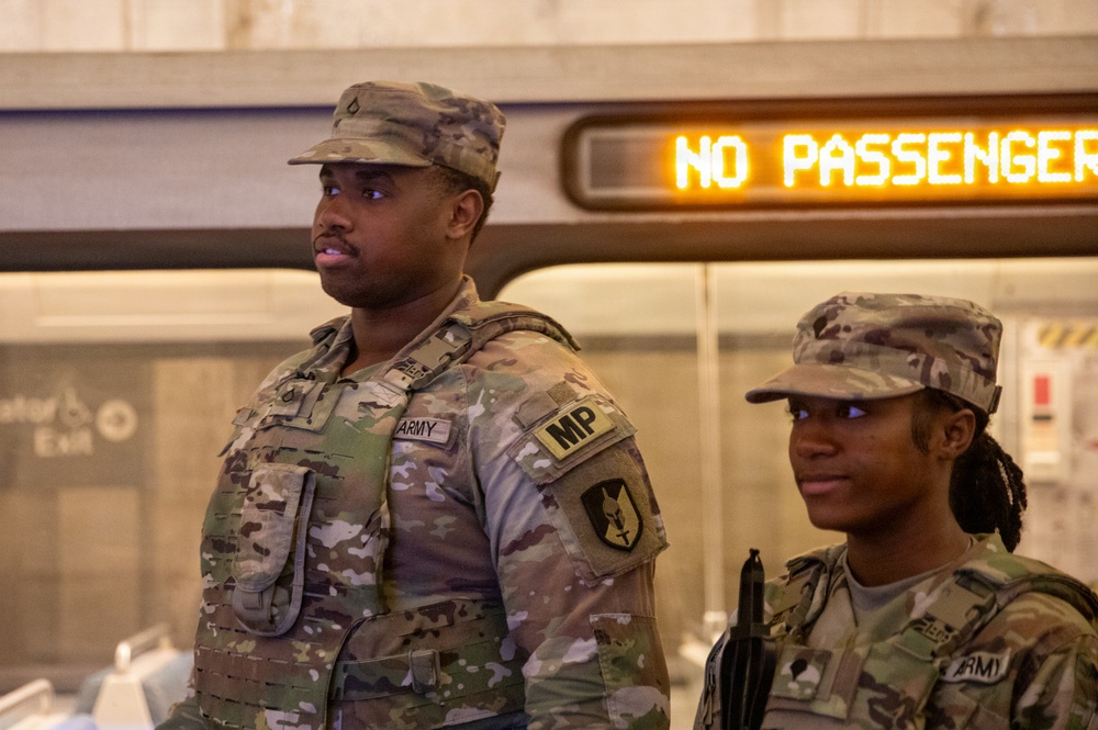 Alabama National Guard Soldiers Conduct Presence Patrols.