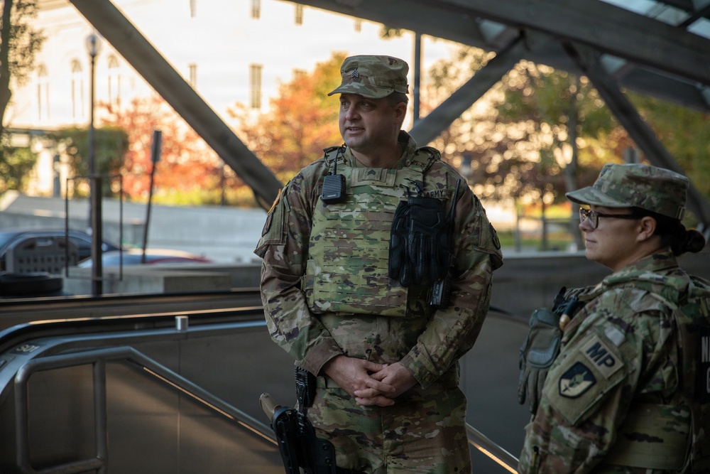 Alabama National Guard Soldiers Conduct Presence Patrols
