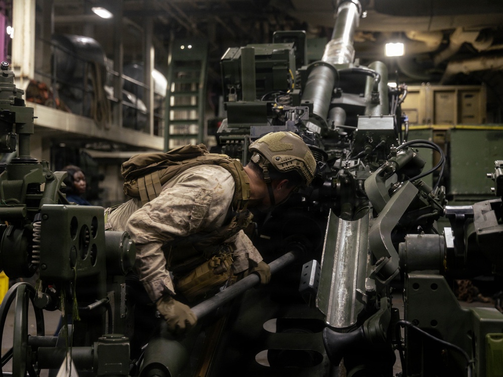 22nd MEU(SOC) | Artillery Battery Training