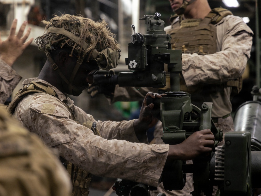 22nd MEU(SOC) | Artillery Battery Training