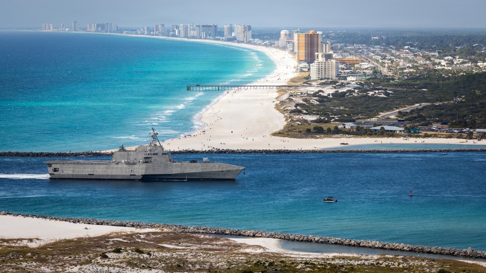 USS Pierre Arrives in Panama City, Florida