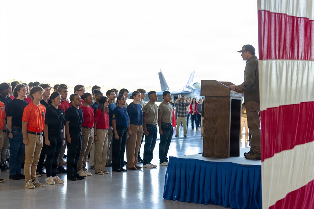 SECWAR Pete Hegseth Leads Oath of Enlistment Ceremony for New Service Members