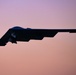 B-2 Spirit departs at sunset