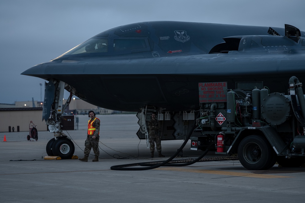 ‘Crew Chief of the Year’ awarded with B-2 Spirit flight