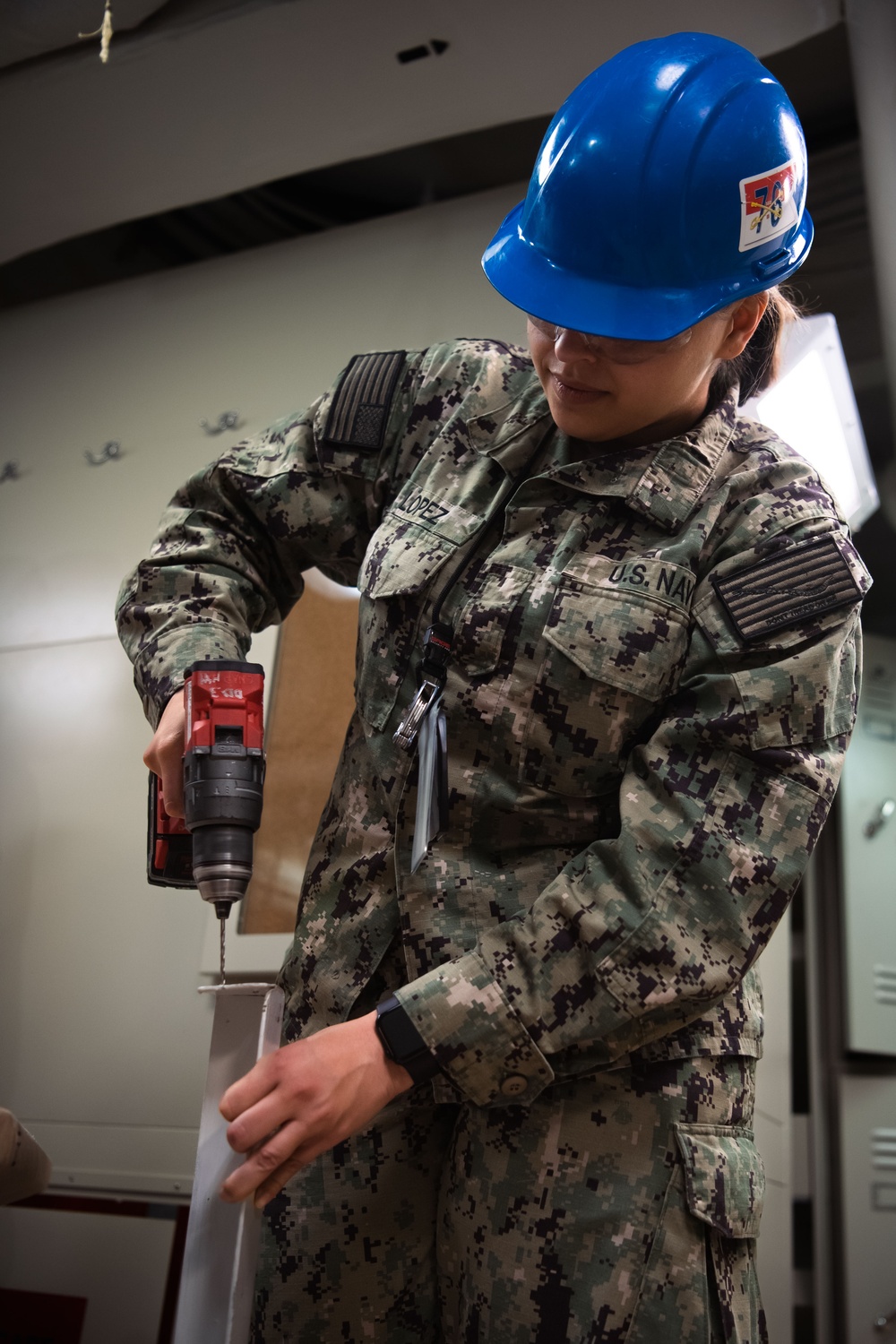 Ronald Reagan Sailors and Contractors Repair Berthings