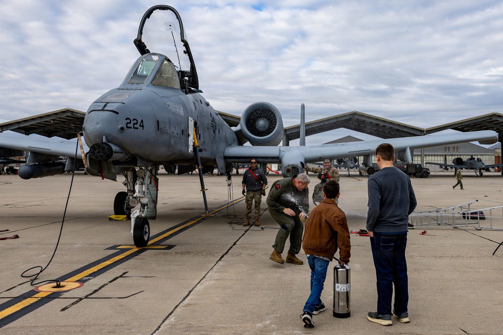 Ward completes last A-10 flight