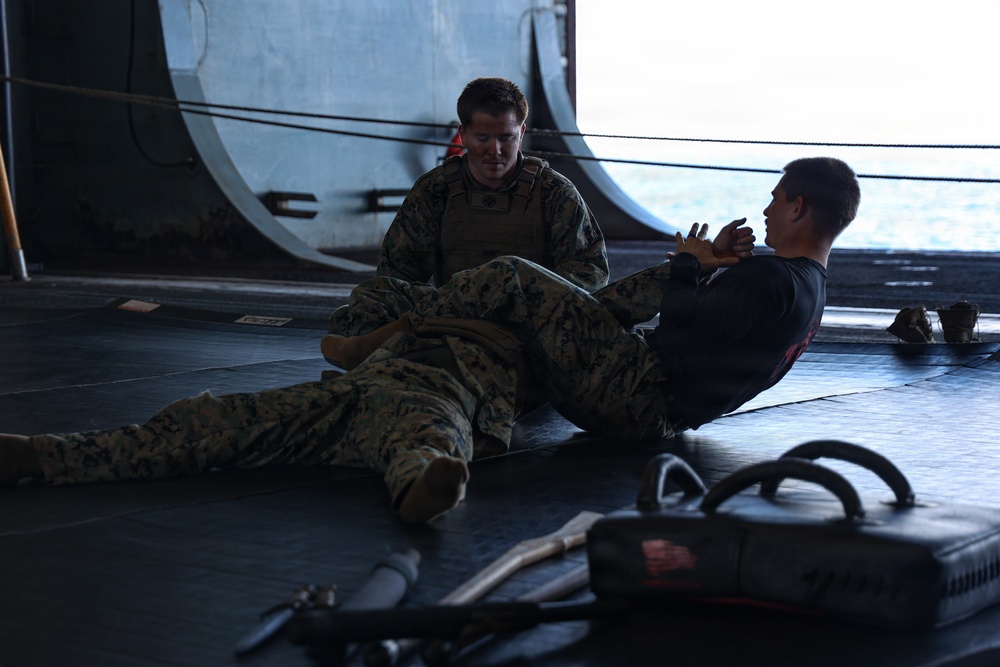 22nd MEU(SOC) | Martial Arts Instructors Course during Deployment