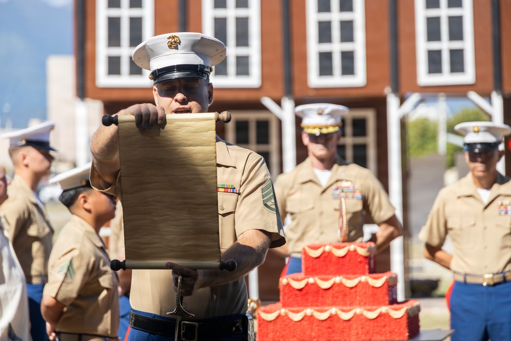2025 Marine Corps Birthday Pageant Conducted by Headquarters Battalion, MCBH