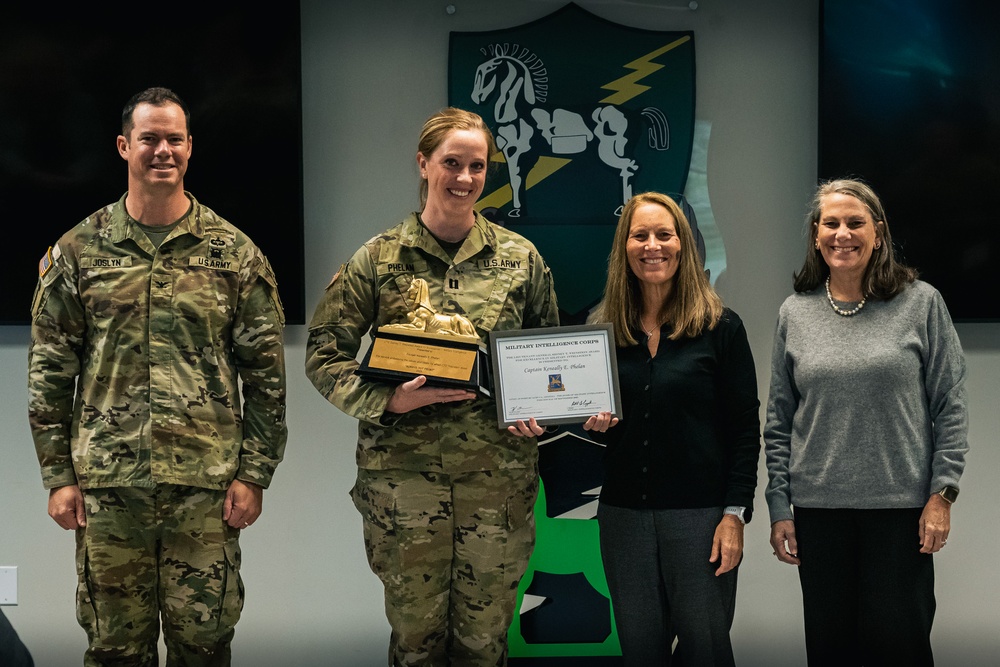 From 88 Days to 24 Hours: Capt. Keneally Phelan Earns Lt. Gen. Weinstein Award for Game-Changing Military Intelligence Innovation
