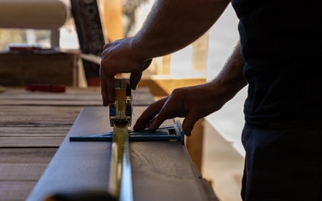 How Doers Get More Done: Marines with CLB-13 make barracks renovations with the help of the Home Depot Foundation volunteers