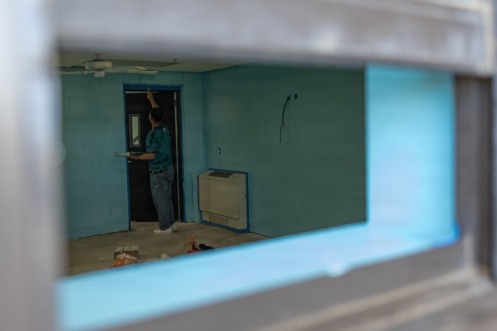 How Doers Get More Done: Marines with CLB-13 make barracks renovations with the help of the Home Depot Foundation volunteers