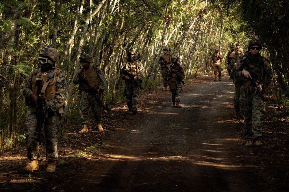 MACS-4 Conducts Squad Patrols at MCTAB