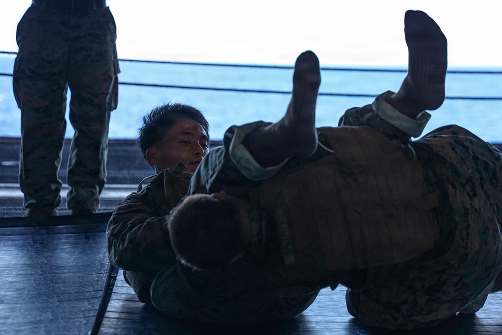 22nd MEU(SOC) | Martial Arts Instructors Course during Deployment