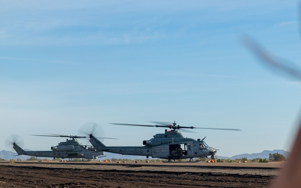 11th MEU Marines establish a FARP during RUT