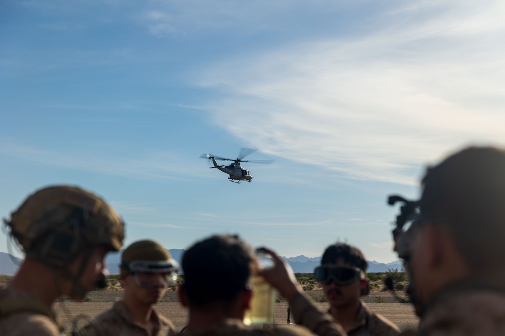 11th MEU Marines establish a FARP during RUT