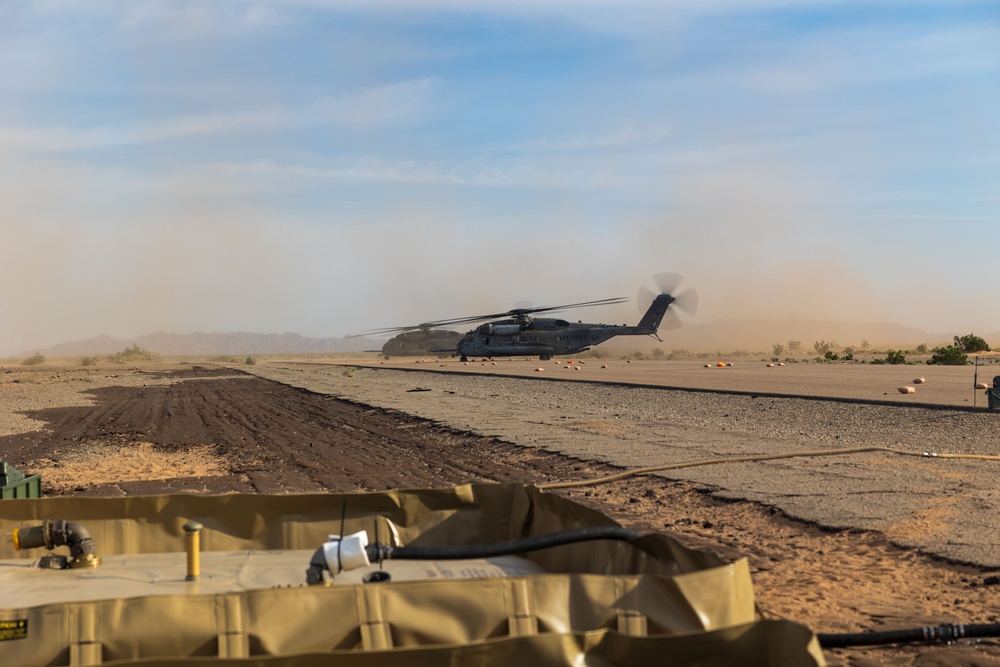 11th MEU Marines establish a FARP during RUT