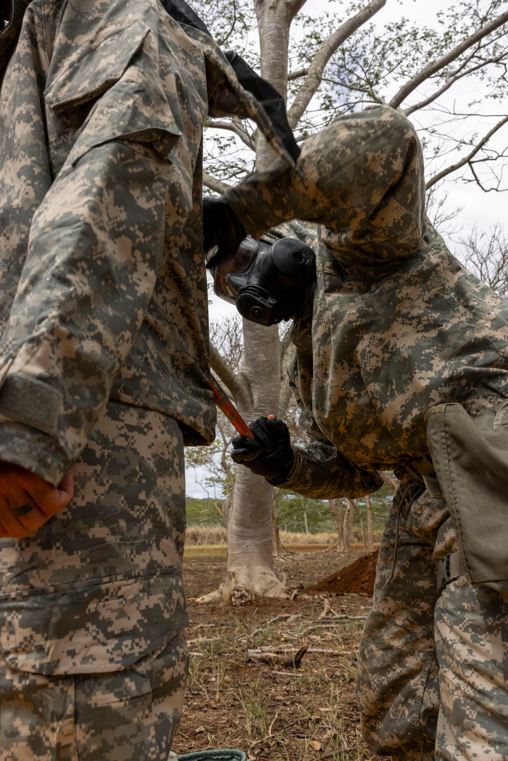 71st Chemical Co. validation exercise decontamination operation