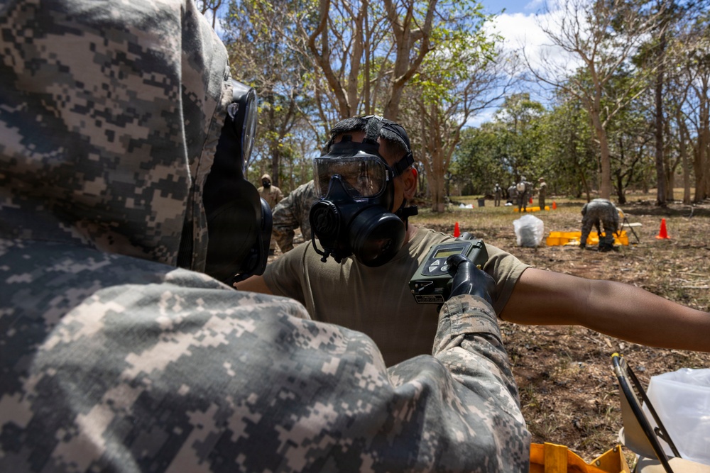 71st Chemical Co. validation exercise decontamination operation