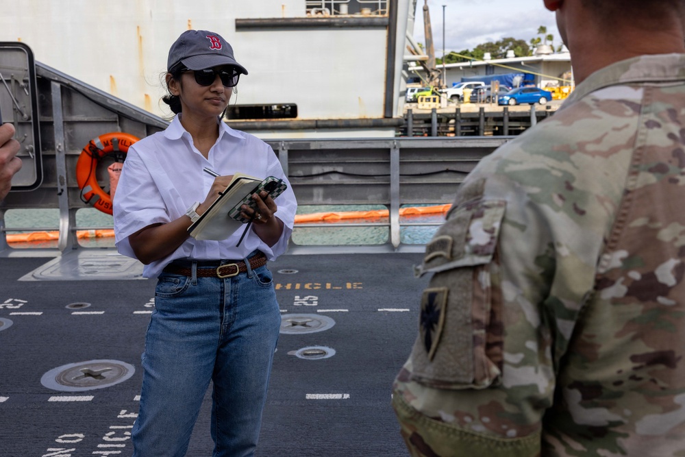 Reporter from the Wall Street Journal visits Joint Base Pearl Harbor-Hickam