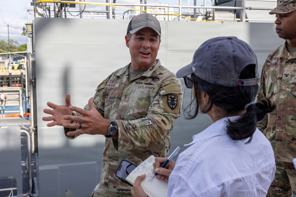 Reporter from the Wall Street Journal visits Joint Base Pearl Harbor-Hickam