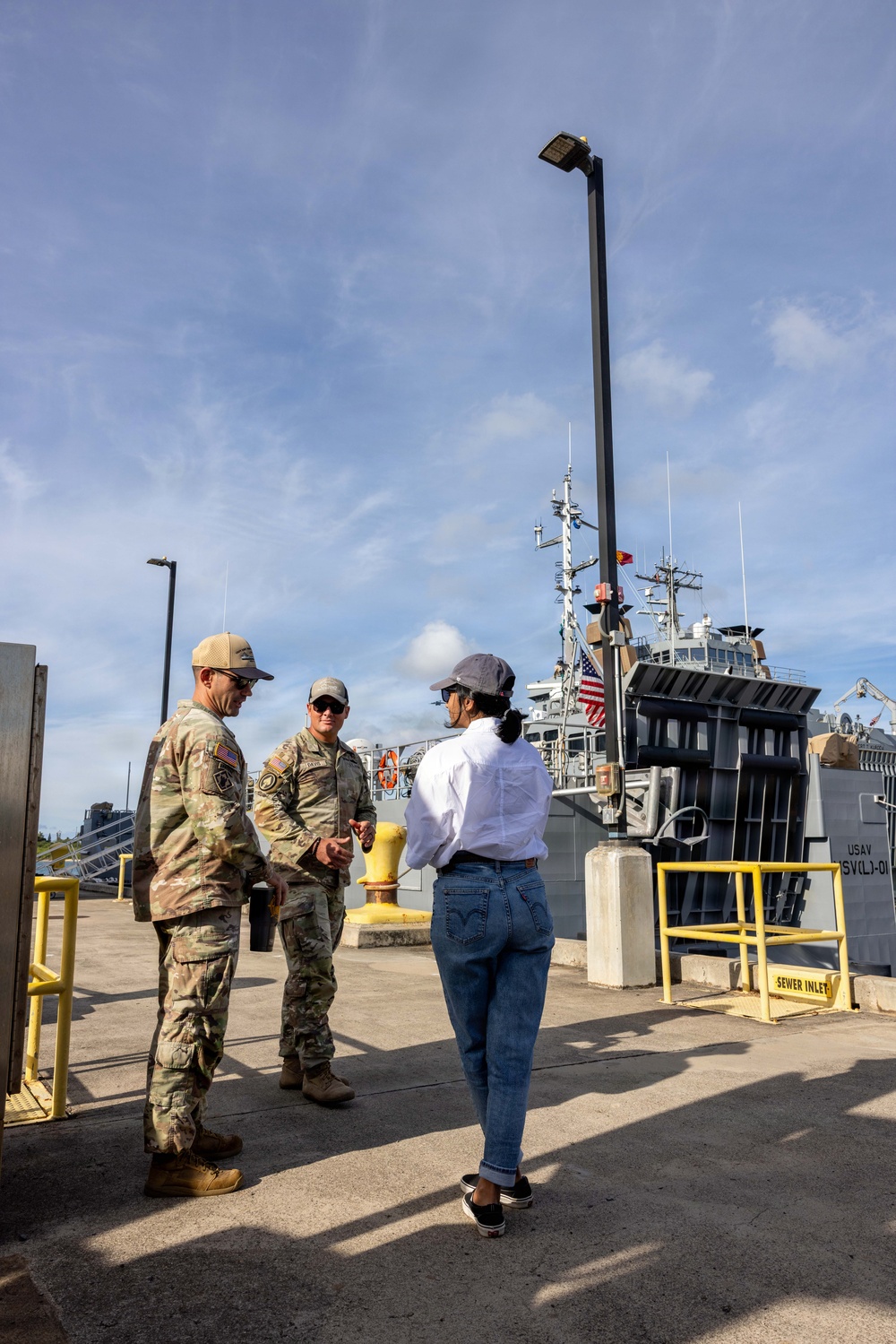 Reporter from the Wall Street Journal visits Joint Base Pearl Harbor-Hickam