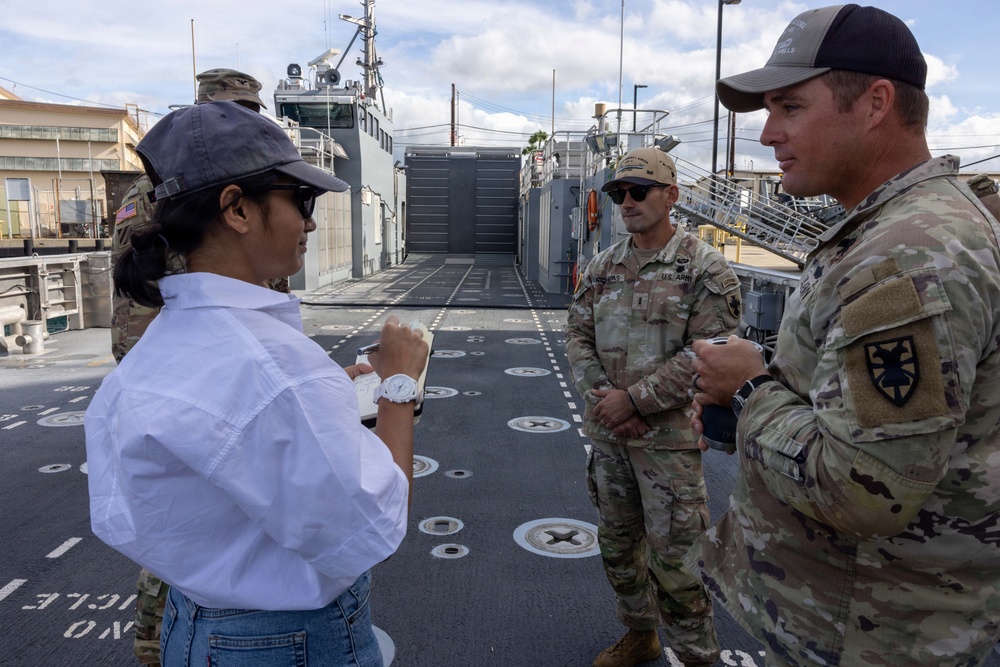 Reporter from the Wall Street Journal visits Joint Base Pearl Harbor-Hickam