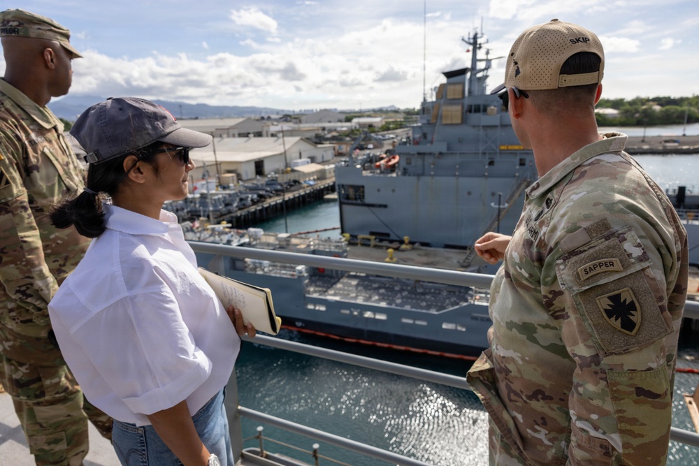 Reporter from the Wall Street Journal visits Joint Base Pearl Harbor-Hickam
