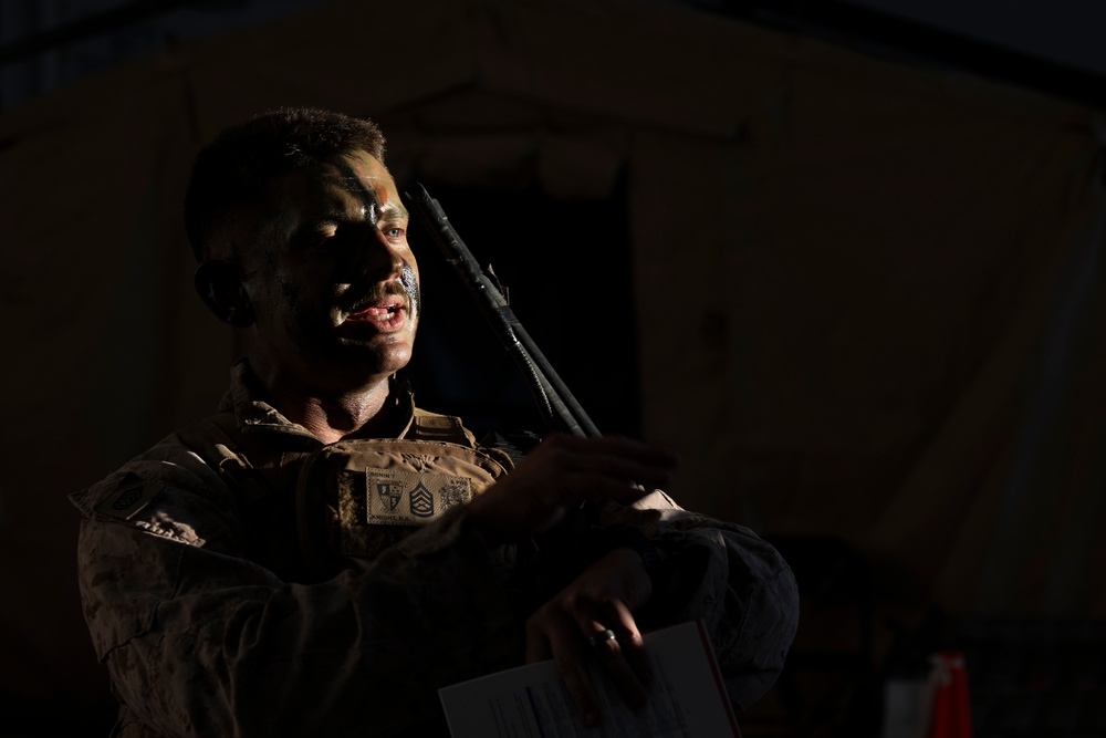 11th MEU Marines and Sailors conduct a raid during RUT