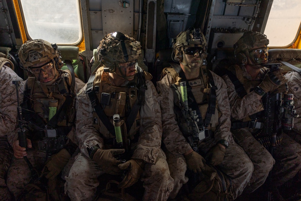 11th MEU Marines and Sailors conduct a raid during RUT