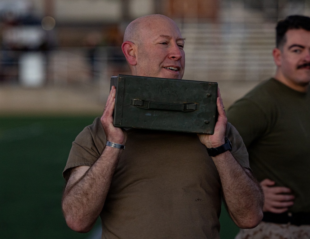 Soldiers take Combat Fitness Test with Marines, celebrate USMC 250th birthday