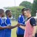 Pacific Partnership 2025 Multinational Service Members Play Soccer with the Vanuatu Police Force