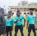 Pacific Partnership 2025 Multinational Service Members Play Soccer with the Vanuatu Police Force