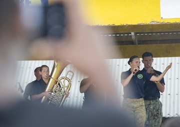 Pacific Partnership 2025 Multinational Service Members Play Soccer with the Vanuatu Police Force