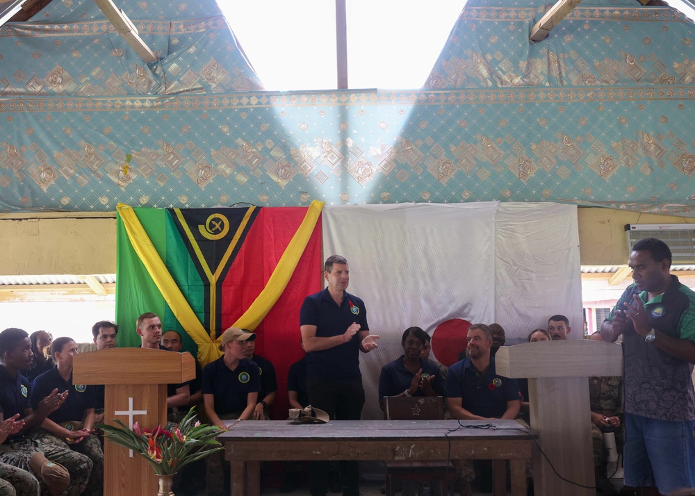 Pacific Partnership 2025 Participates in a Health Engagement at Presbyterian School