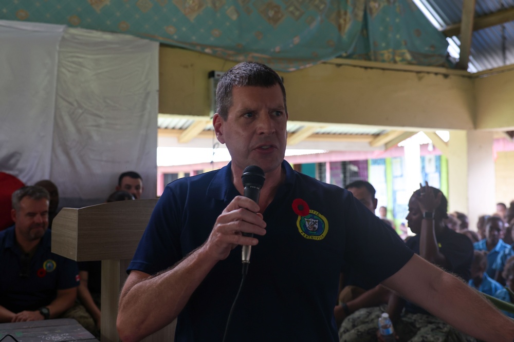 Pacific Partnership 2025 Participates in a Health Engagement at Presbyterian School