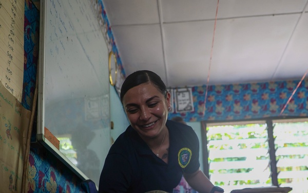 Pacific Partnership 2025 Participates in a Health Engagement at Presbyterian School