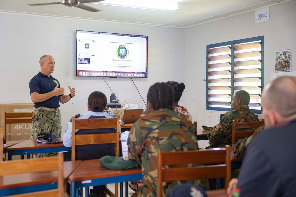 Pacific Partnership 2025 Hosts a Women, Peace, and Security Briefing with Vanuatu Locals