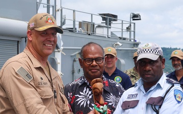 Pacific Partnership 2025 Hosts a Ship Tour of the USS John L. Canley