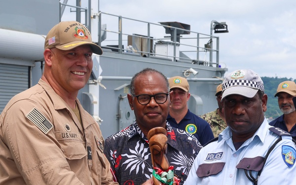 Pacific Partnership 2025 Hosts a Ship Tour of the USS John L. Canley