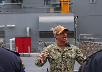 Pacific Partnership 2025 Hosts a Ship Tour of the USS John L. Canley
