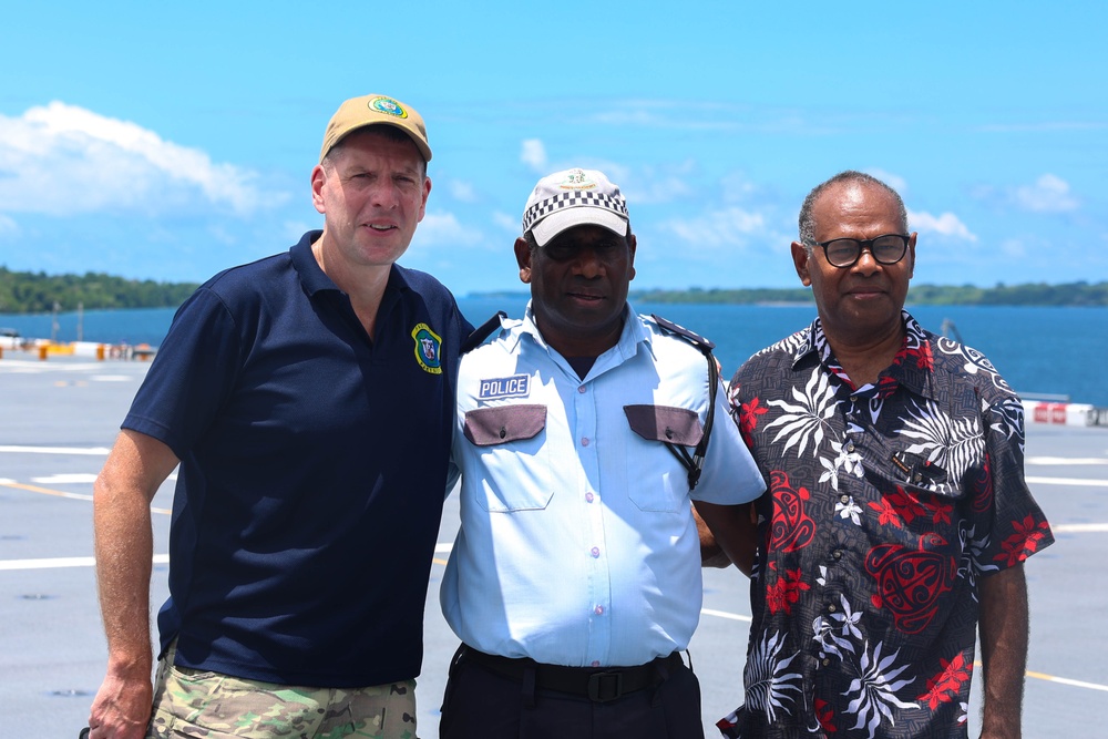 Pacific Partnership 2025 Hosts a Ship Tour of the USS John L. Canley