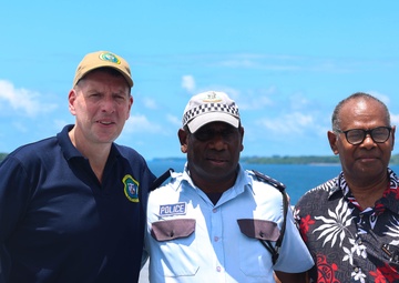 Pacific Partnership 2025 Hosts a Ship Tour of the USS John L. Canley