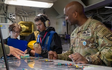 U.S. Army General Tours USS George Washington
