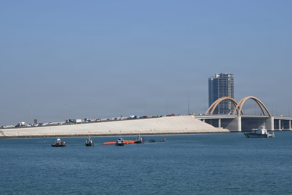 NSA Bahrain Salvage and Pollution Drill